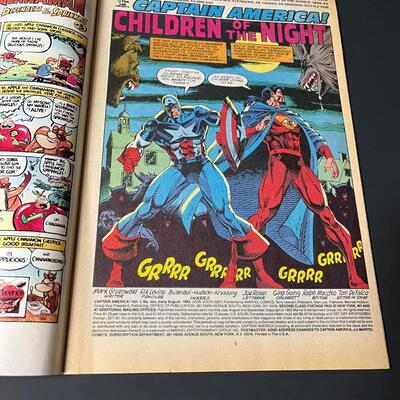 LOT 4: Captain America "Man And Wolf" Complete 6-Part Series July-Sept. 1992
