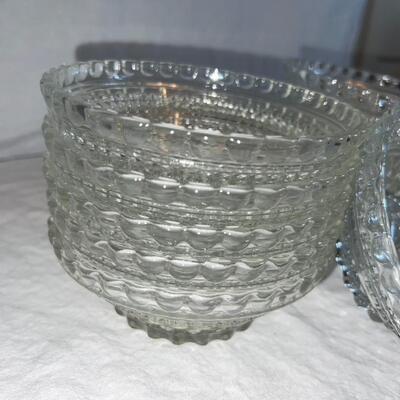 Textured Glass Bowls - Vintage