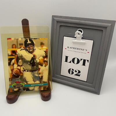 -62- Brett Favre | Atlanta Falcons Rookie Card