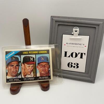 -63- 1965 Pitching Leaders | Baseball Card