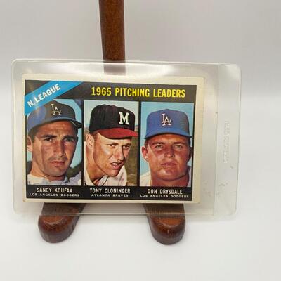 -63- 1965 Pitching Leaders | Baseball Card