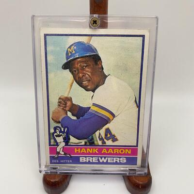 -65- Hank Aaron | 1976 Baseball card