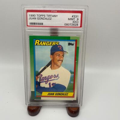 -72- Juan Gonzalez | OC 1990 Topp Tiffany Card