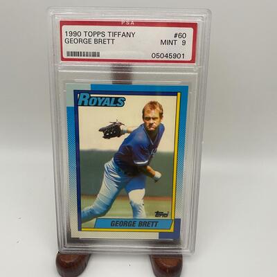 -74- George Brett | 1990 Topps Tiffany Card