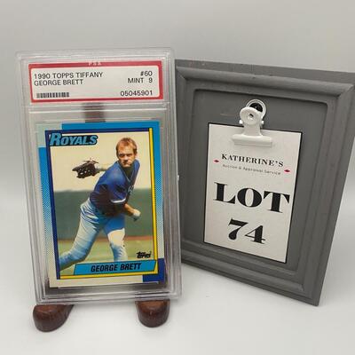 -74- George Brett | 1990 Topps Tiffany Card