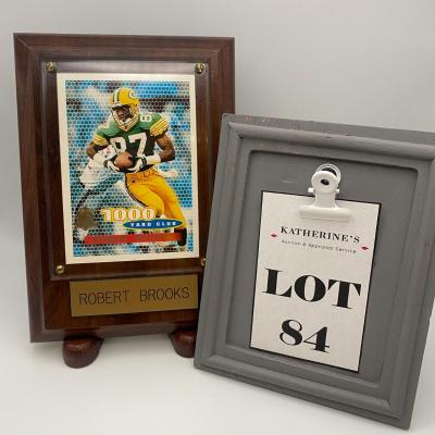 -84- Robert Brooks | Collector Card And Wood Plaque