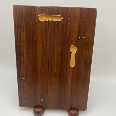 -85- Edgar Bennett | Collector Card And Wood Plaque