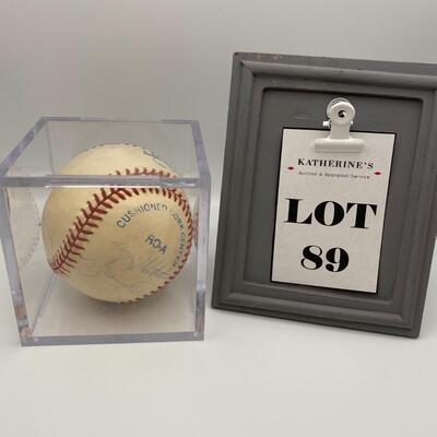 -89- Signed Baseball | Ben McDonalds, B.J. Sunoff, And Others