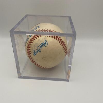 -89- Signed Baseball | Ben McDonalds, B.J. Sunoff, And Others
