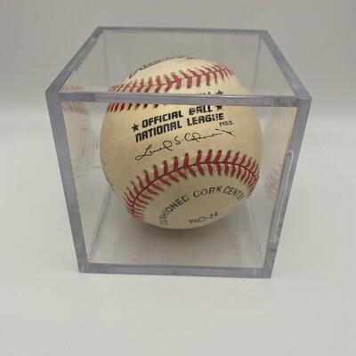 -92- Signed Baseball | Mike Harley and Harold Banies