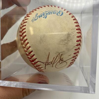 -92- Signed Baseball | Mike Harley and Harold Banies