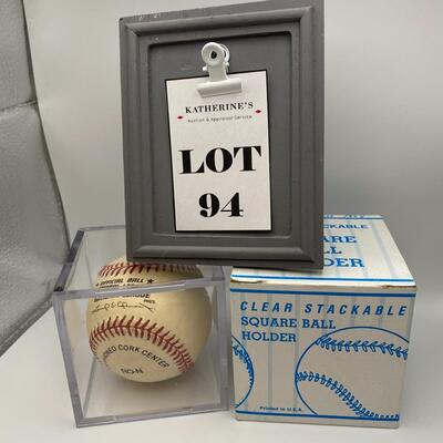 -94- Signed Baseball | Mark Gradziclanck