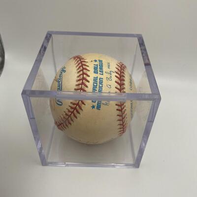 -96- Signed Baseball | Mark Newsield And Kip Wells