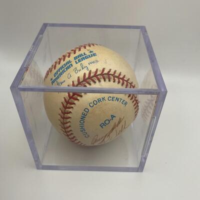 -96- Signed Baseball | Mark Newsield And Kip Wells