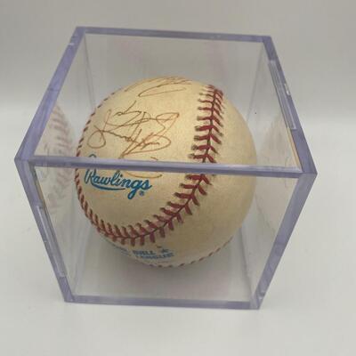 -96- Signed Baseball | Mark Newsield And Kip Wells