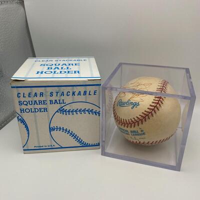 -96- Signed Baseball | Mark Newsield And Kip Wells