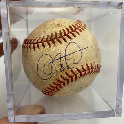 -96- Signed Baseball | Paul Molitor And Chris Boise