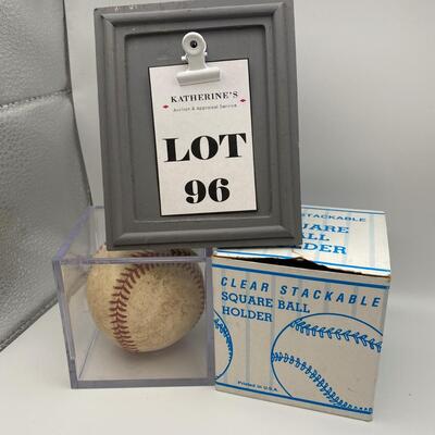 -96- Signed Baseball | Paul Molitor And Chris Boise