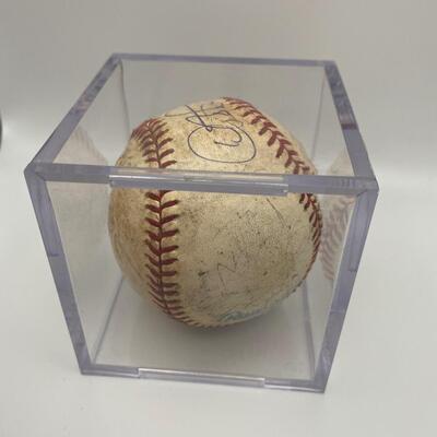 -96- Signed Baseball | Paul Molitor And Chris Boise