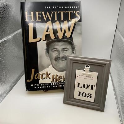 -103- NASCAR | Jack Hewitt Signed Book