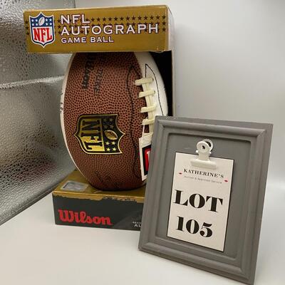 -105- Bryan Noble | Autographed Mini Football