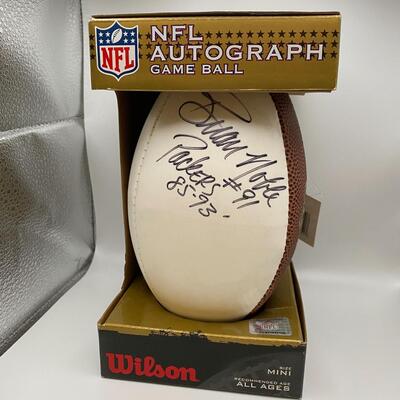 -105- Bryan Noble | Autographed Mini Football