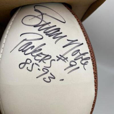 -105- Bryan Noble | Autographed Mini Football