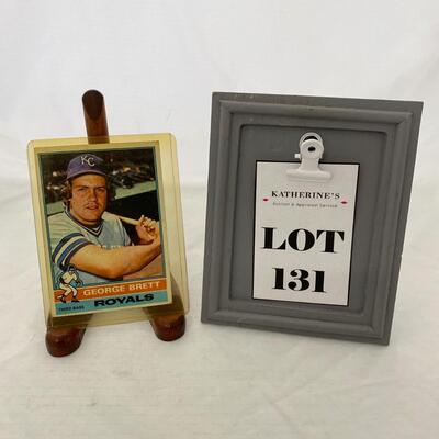 -131- George Brett | 1976 Royals Baseball Card