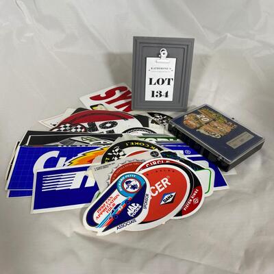 -134- NASCAR | Mixed Group Of Stickers | Tony Stewart Pins