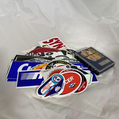 -134- NASCAR | Mixed Group Of Stickers | Tony Stewart Pins
