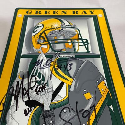 -135- Packers | Signed Locker Room Sign