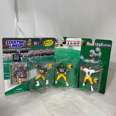 -137- Packers Starting Lineup | Reggie White, Brett Favre, And Dorsey Levens