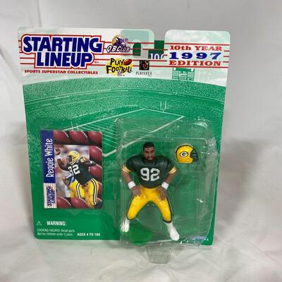 -137- Packers Starting Lineup | Reggie White, Brett Favre, And Dorsey Levens