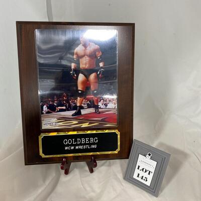 -145- WCW | Goldberg Plaque