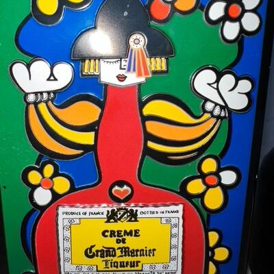 Grand Marnier 1990 Special Edition Art Tin / Unopened Bottle / France