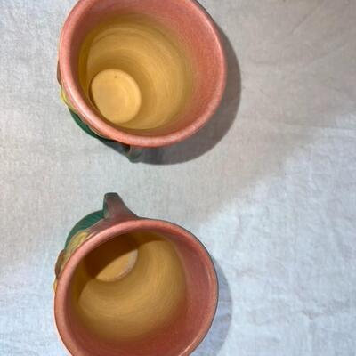 Roseville Pottery/Ceramic Decorative Cups 57-LL U.S.A.