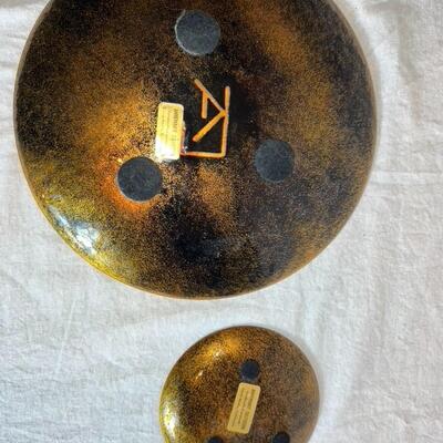 Annemarie Davidson Handcrafted Decorative Plates (Set of 2)