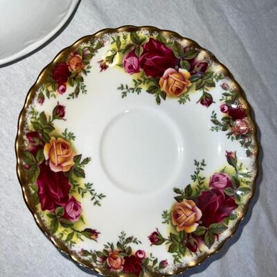 Sterling Colonial and Royal Albert English Plate Bone China