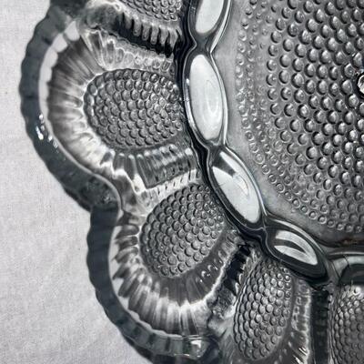 Textured Deviled Egg Glass