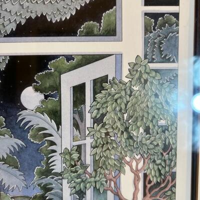 Frances Greenburg Litho Print Blue Moon II 226/500