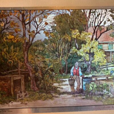 Lionel Barrymore "The Old Farm" Print