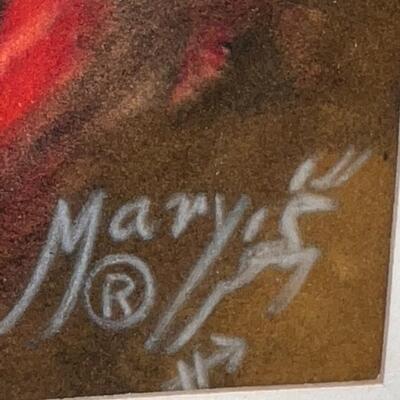 Mary's Native Felt Painting