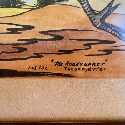 Artist Mary "Mr. Roadrunner" Painting 1 of 100