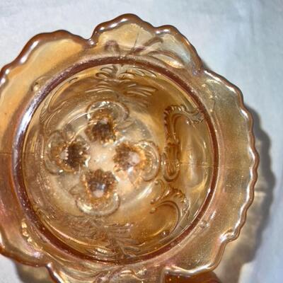 3 Antique Imperial Colored Glass Pieces
