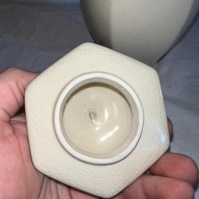 Asahi Porcelain Japanese Asian Floral Gold Rim Vase
