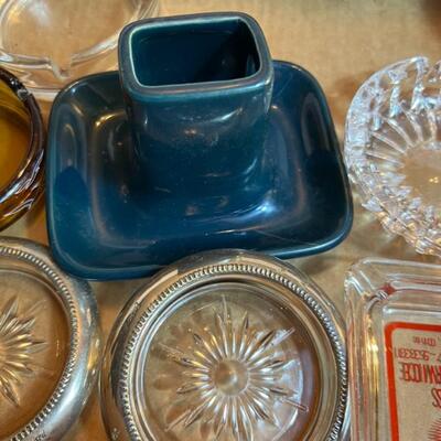 Huge Vintage Ash Tray Lot w/ Smoke Grabber