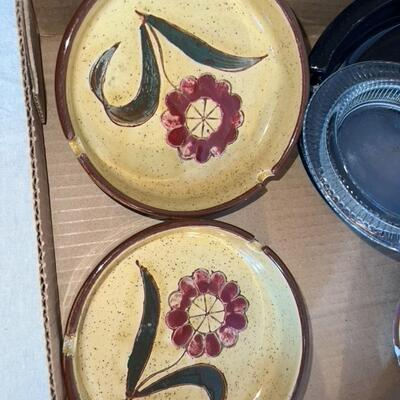 Huge Vintage Ash Tray Lot w/ Smoke Grabber