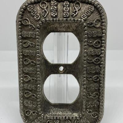 LOTJ25: Vintage Ornate Tack & Howe Outlet Plate and Made in France Souvenir Trinket Dish