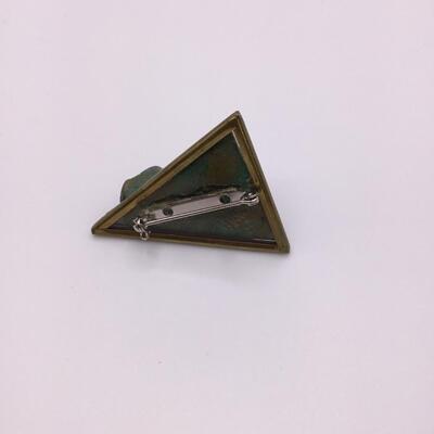 LOTJ110: Handcrafted Modernist Brooch