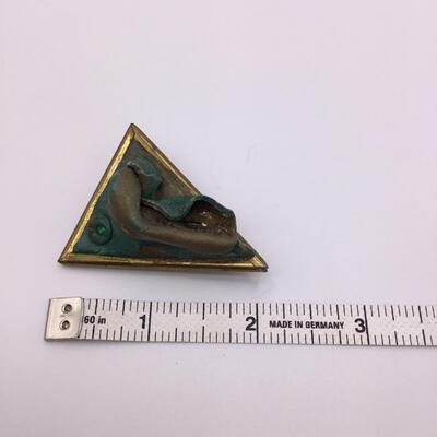 LOTJ110: Handcrafted Modernist Brooch